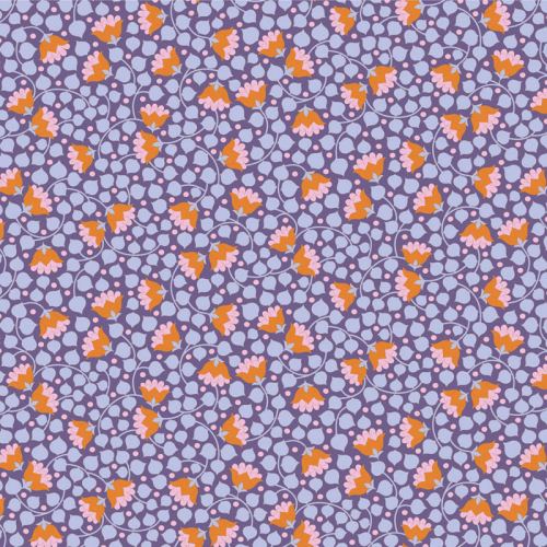 Tilda Patchwork Stoff Baumwolle - Wallflower - Bellflower - Thristle